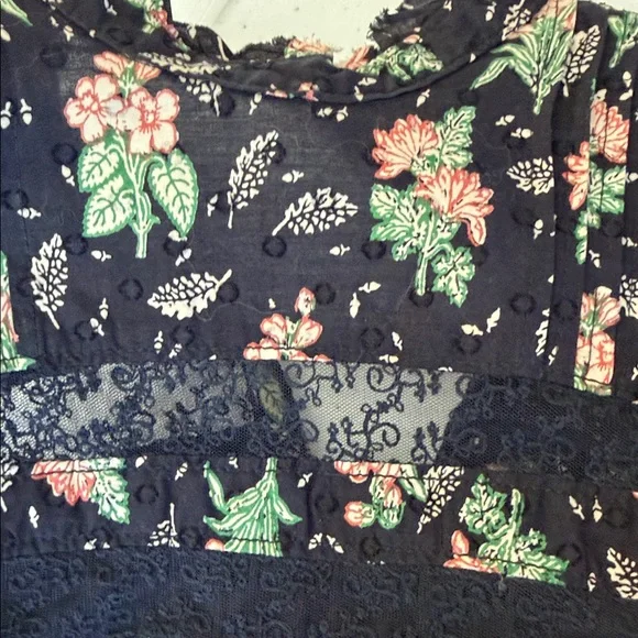 Pilcro Black Floral Mini Dress - Picture 13 of 13